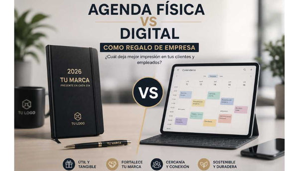 Agenda Física vs Digital como Regalo de Empresa | LogoLider