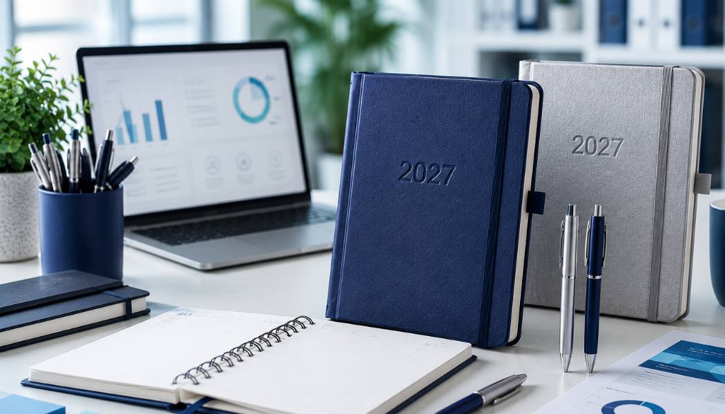 agendas-personalizadas-2027-empresa-logo-pack-boligrafo-horus-koven-selkis-logolider