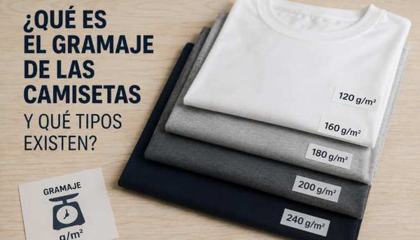 Gramaje de Camisetas: Guía Completa con Tipos y Modelos Roly