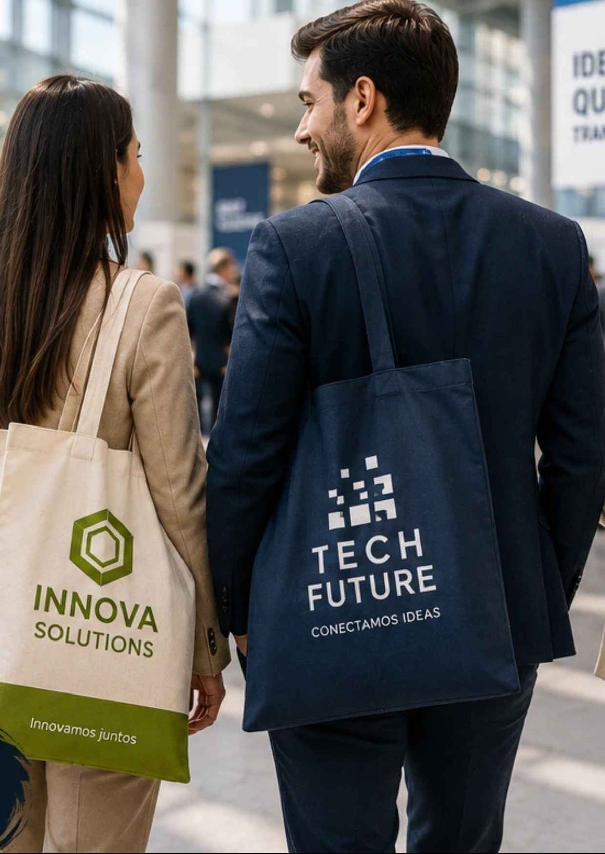 bolsas de tela para ferias y congresos 