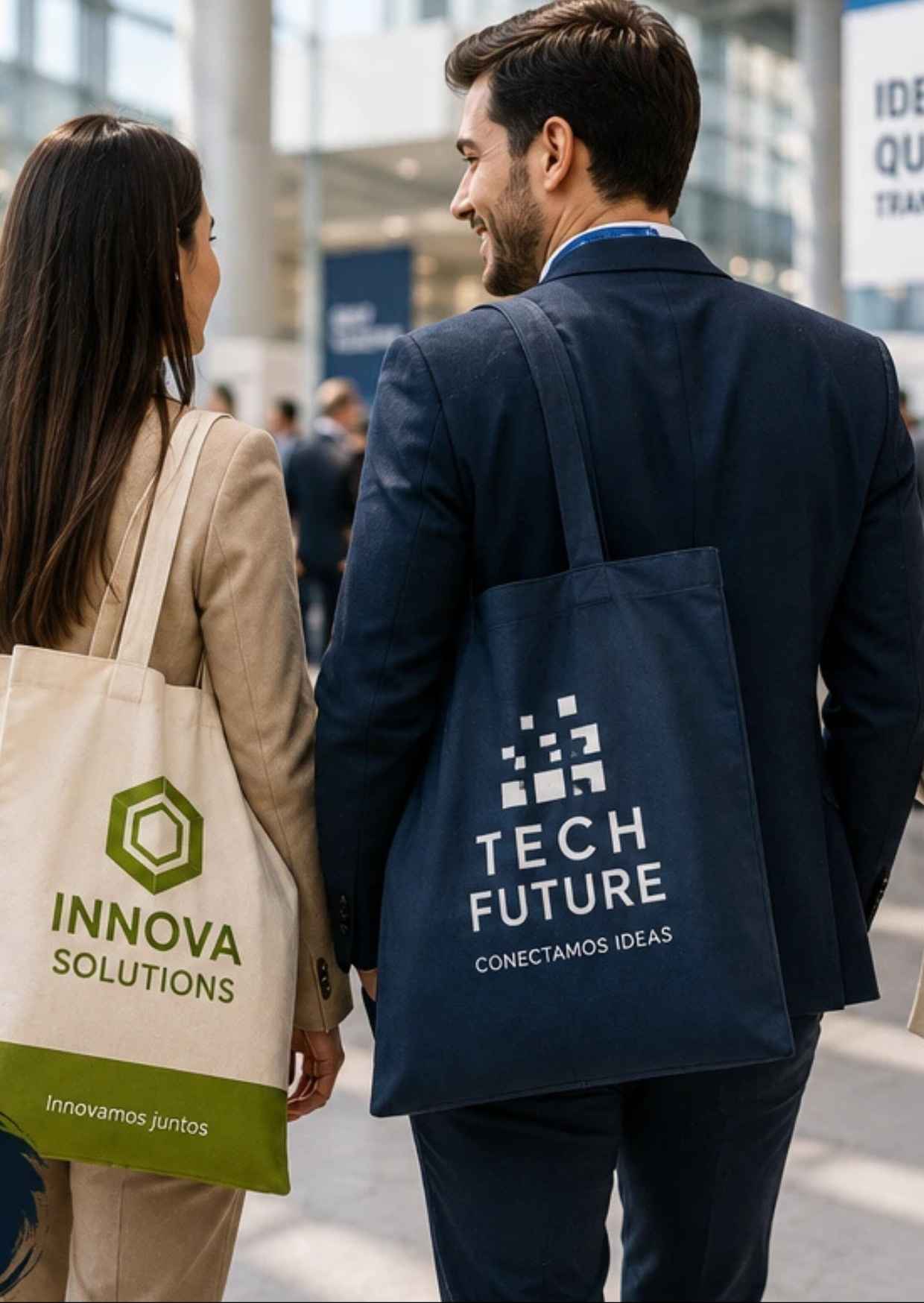 bolsas de tela para ferias y congresos 