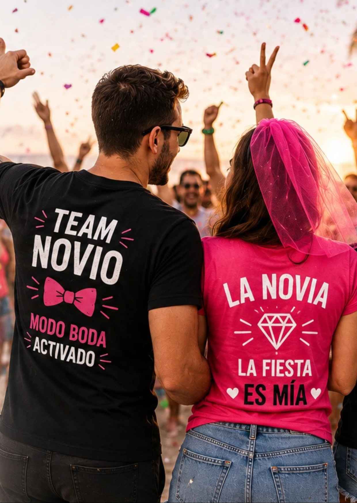 camisetas para despedidas de soltero y soltera 