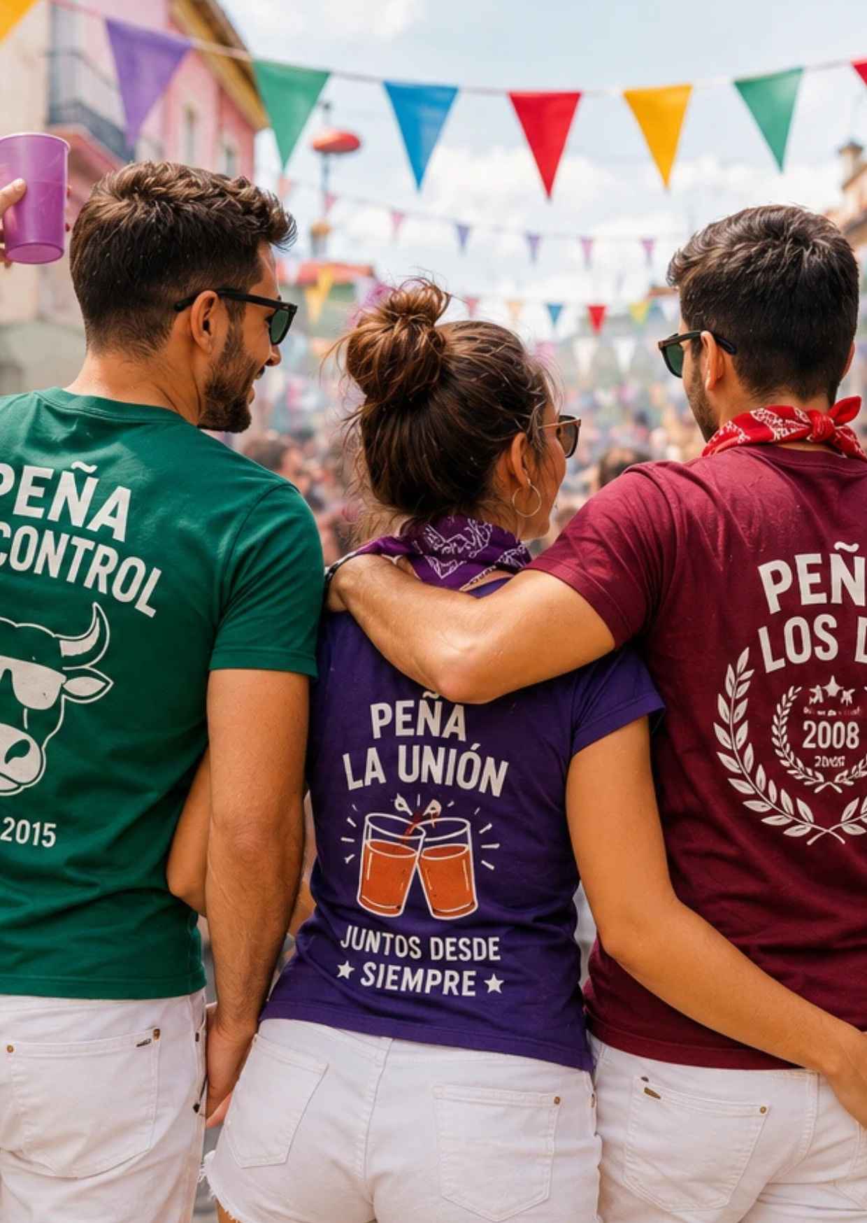 Camisetas personalizadas para Peñas 