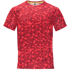 Camiseta Assen CA0201 Hombre Pixel Rojo personalizable con bordado, serigrafia y DTF | LogoLider