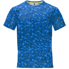 Camiseta Assen CA0201 Hombre Pixel Royal personalizable con bordado, serigrafia y DTF | LogoLider