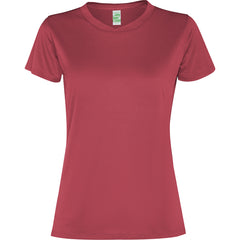 Camiseta Slam Woman CA0305 Mujer Rojo Baya personalizable con bordado, serigrafia y DTF | LogoLider
