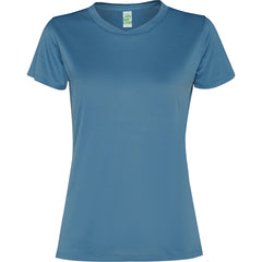 Camiseta Slam Woman CA0305 Mujer Azul Tormenta personalizable con bordado, serigrafia y DTF | LogoLider