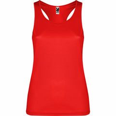 Equipacion padel Shura PD0349 Mujer Rojo personalizable con bordado, serigrafia y DTF | LogoLider