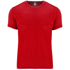 Camiseta Terrier CA0396 Hombre Rojo personalizable con bordado, serigrafia y DTF | LogoLider