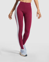 Leggings de algodón con bandas laterales Agia