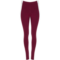 Burgundy/White