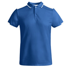 Polo Tamil PO0402 Hombre Royal/Blanco personalizable con bordado, serigrafia y DTF | LogoLider