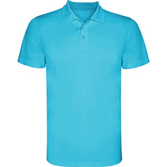 Polo Monzha PO0404 Hombre Turquesa personalizable con bordado, serigrafia y DTF | LogoLider
