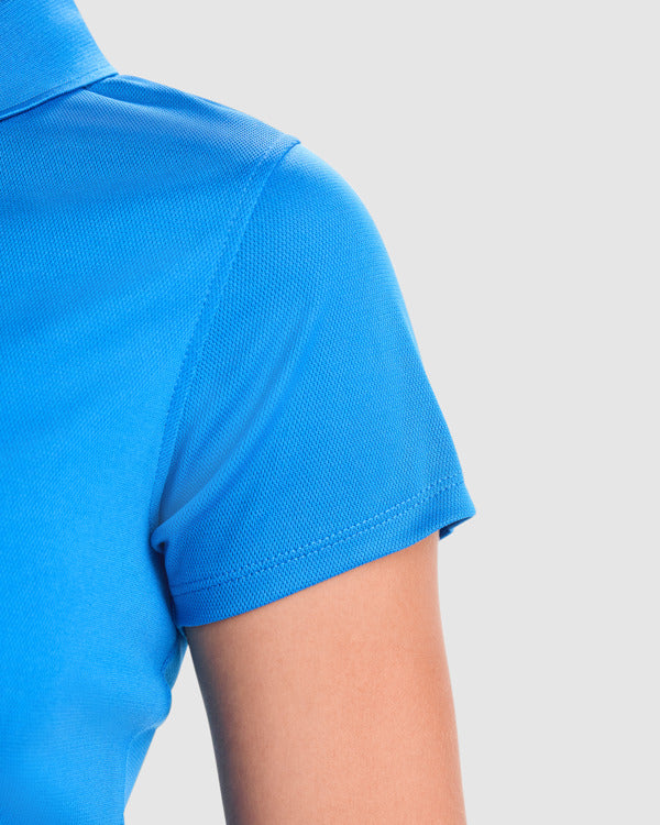 POLOS MONZHA WOMAN PO0410 Mujer ROYAL detalle LogoLider