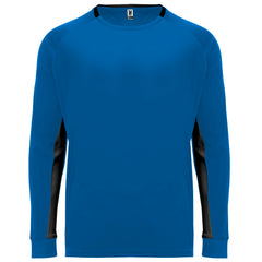 Camiseta Porto CA0413 Hombre Royal/Negro personalizable con bordado, serigrafia y DTF | LogoLider