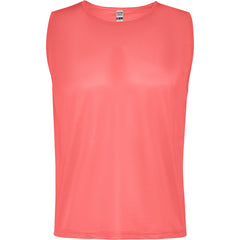 Peto deportivo Roma PT0417 Unisex Coral Fluor personalizable con bordado, serigrafia y DTF | LogoLider