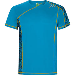Camiseta Sochi CA0426 Hombre Print Run Turquesa personalizable con bordado, serigrafia y DTF | LogoLider