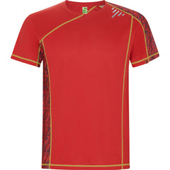 Camiseta Sochi CA0426 Hombre Print Run Rojo personalizable con bordado, serigrafia y DTF | LogoLider