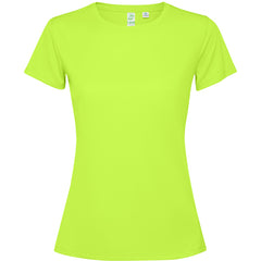 Camiseta Estoril Woman CA0431 Mujer Verde Fluor personalizable con bordado, serigrafia y DTF | LogoLider