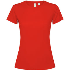 Camiseta Estoril Woman CA0431 Mujer Rojo personalizable con bordado, serigrafia y DTF | LogoLider