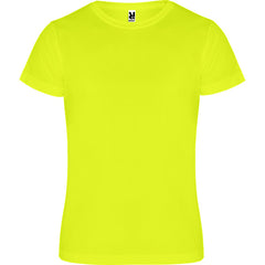 Camiseta Camimera CA0450 Hombre Amarillo Fluor personalizable con bordado, serigrafia y DTF | LogoLider