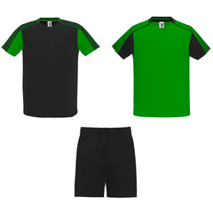 Conjunto deportivo Juve CJ0525 Hombre Verde Helecho/Negro personalizable con bordado, serigrafia y DTF | LogoLider
