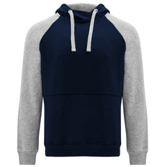 Sudadera Badet SU1058 Unisex Marino/Gris Vigore personalizable con bordado, serigrafia y DTF | LogoLider
