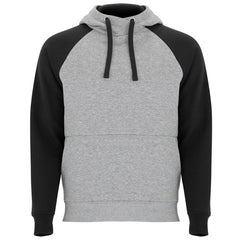 Sudadera Badet SU1058 Unisex Gris Vigore/Negro personalizable con bordado, serigrafia y DTF | LogoLider