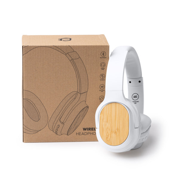 AURICULARES DIADEMA SONUS HP1075 BLANCO detalle LogoLider