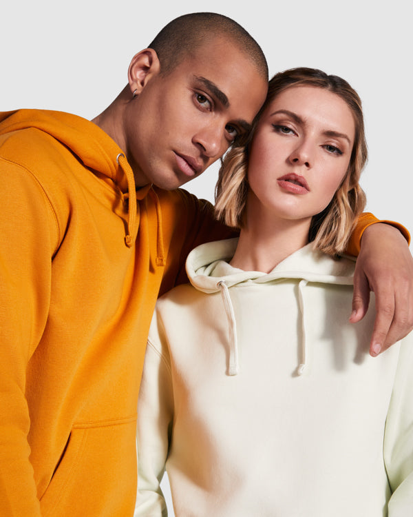SUDADERAS CAPUCHA SU1087 Unisex AMARILLO CURRY LogoLider