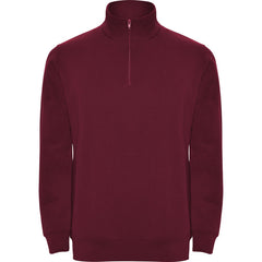 Sudadera Aneto SU1109 Hombre Granate personalizable con bordado, serigrafia y DTF | LogoLider