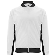 Chaqueta Iliada CQ1116 Hombre Blanco/Negro personalizable con bordado, serigrafia y DTF | LogoLider