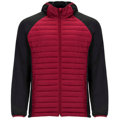 Chaqueta Minsk CQ1120 Hombre Rojo/Negro personalizable con bordado, serigrafia y DTF | LogoLider
