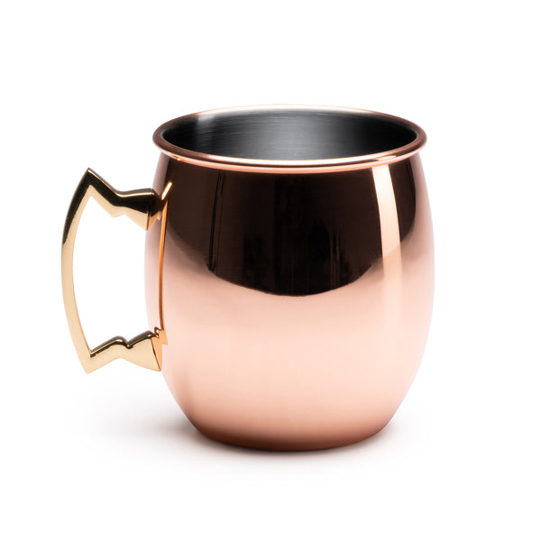 Taza de acero con acabado cobre espejo 500 ml Keila TZ1161