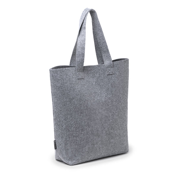 Bolsa de fieltro reciclado vigore Safira personalizada con logo de empresa