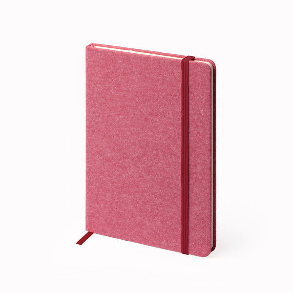 Libreta A5 de algodon reciclado personalizada con logo de empresa