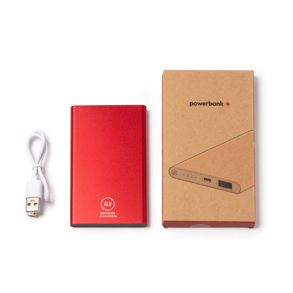 BATERIAS EXTERNAS KARNA PB1281 ROJO detalle LogoLider