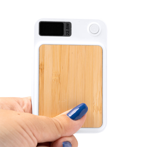BATERIAS EXTERNAS GUNDER PB1286 BLANCO detalle LogoLider