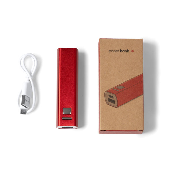 BATERIAS EXTERNAS BONY PB1288 ROJO detalle LogoLider