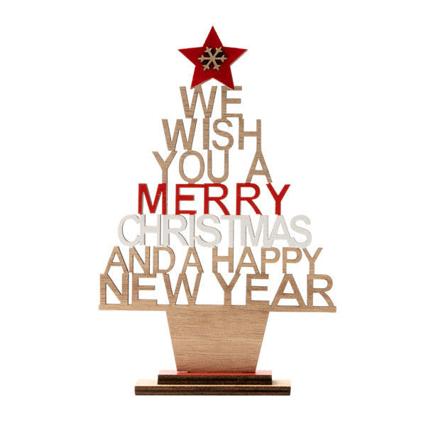 Christmas TINSEL XM1298 Madera personalizable con tu logo | LogoLider