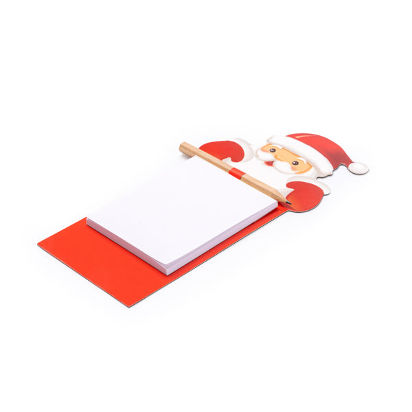 Imán navideño con bloc de notas y lápiz Klaus XM1304