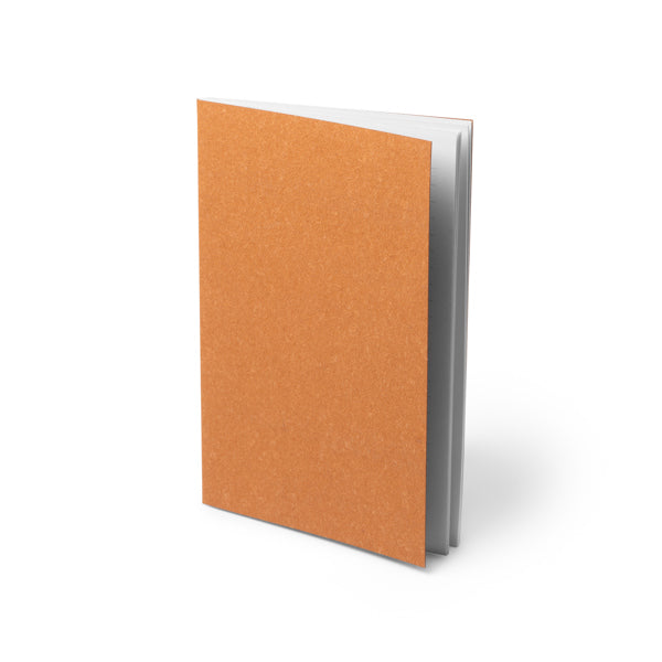 Libreta A5 de tapa blanda en piel reciclada personalizada con logo de empresa