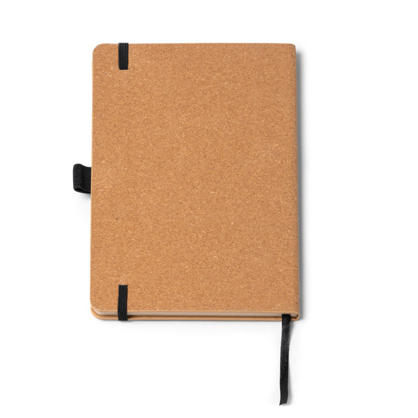 Acabado de la libreta de bambu y corcho personalizada con logo