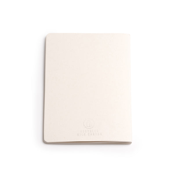 Acabado de la libreta de carton de briks de tapa blanda personalizada