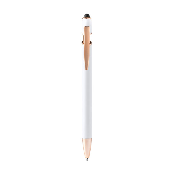 Boligrafo ROSES BL1341 Blanco personalizable con tu logo | LogoLider