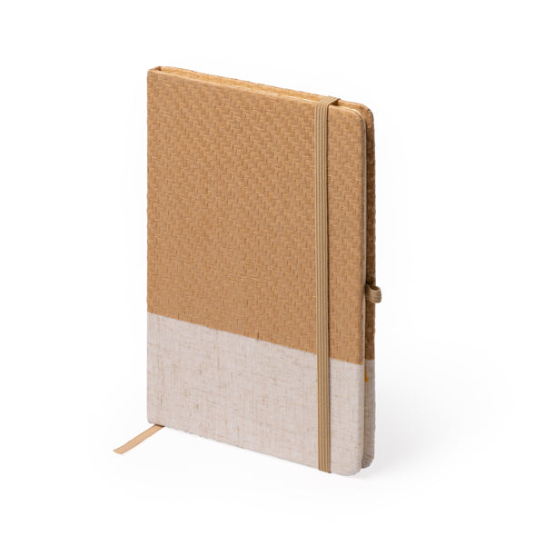 Libreta A5 de paja y algodón