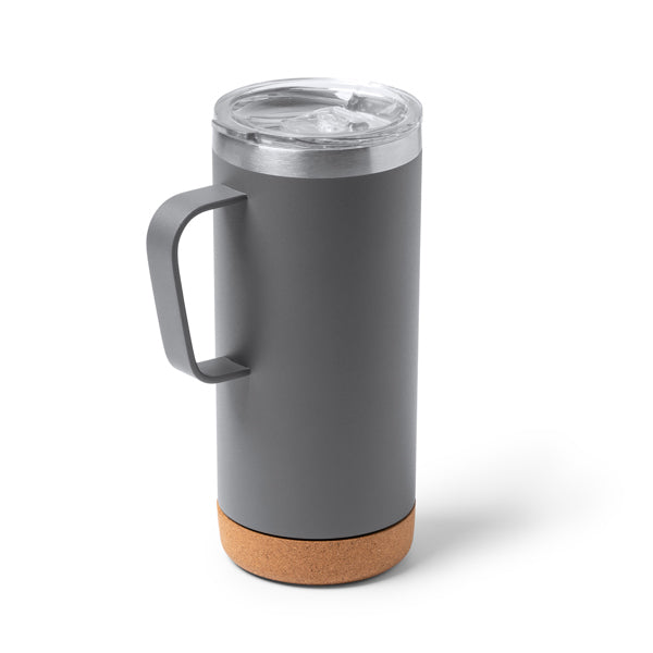 Taza térmica de acero con base de corcho 600 ml Beyron TZ1368