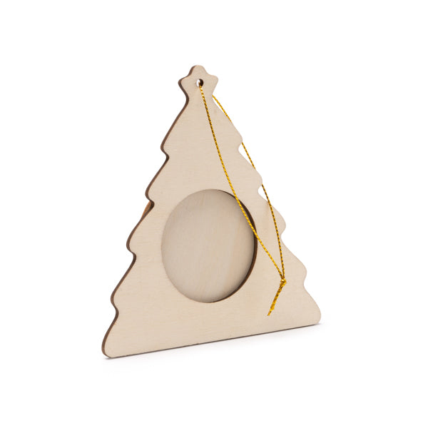 Adorno portafotos navideño de madera Filey XM1511