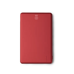 Baterias externas TERIUM PB1522 Rojo personalizable con tu logo | LogoLider