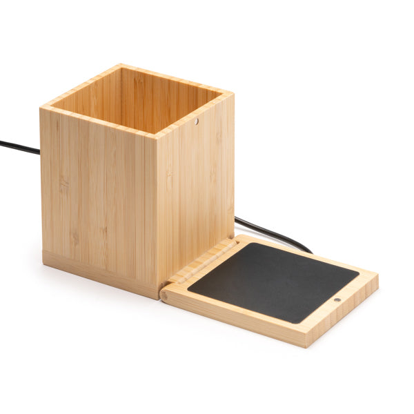Lapicero de bambú con calentador de tazas Jules CT1551